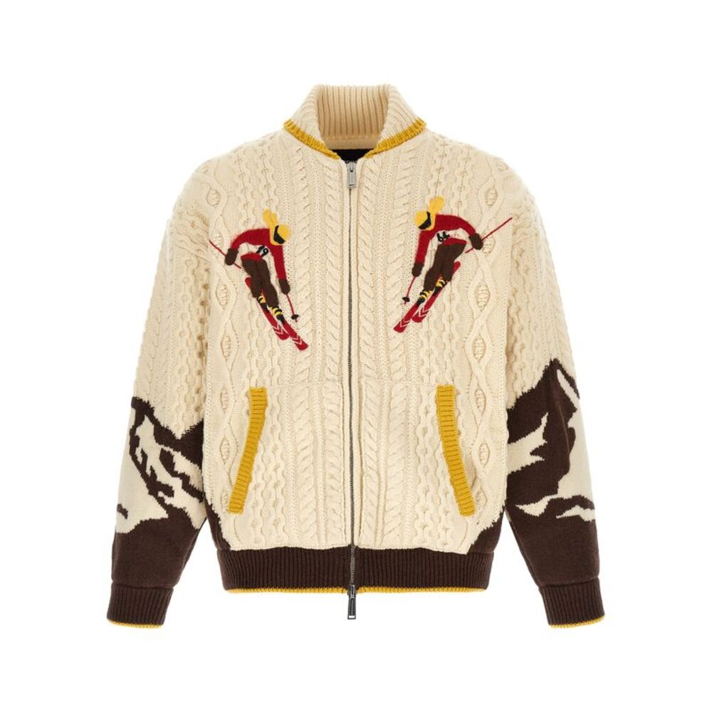 Dsquared² Multicolor Wool Men's Cardigan